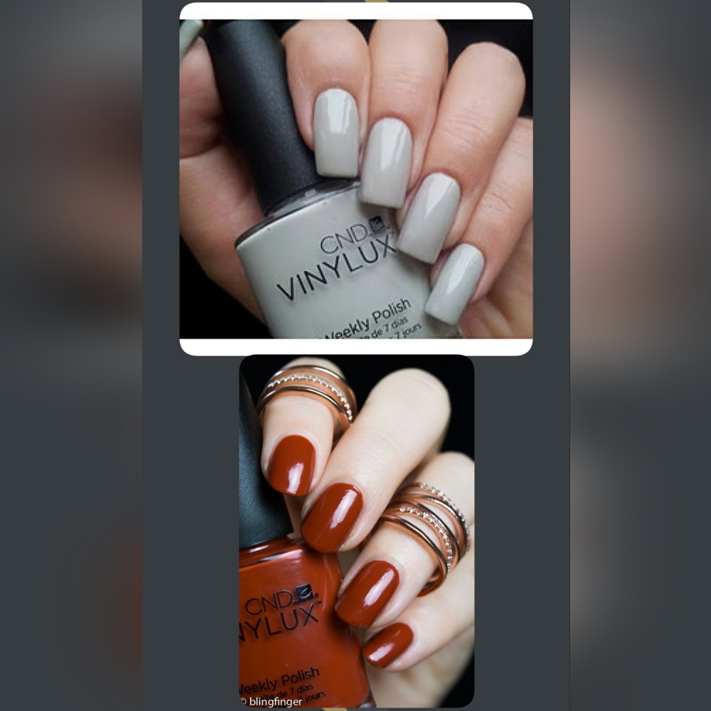 2 Vinylux nail polishes